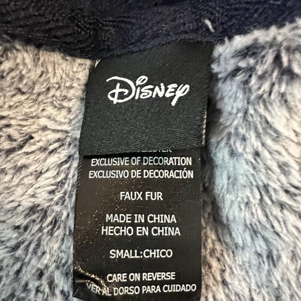 Disney Women’s Pyjama Jumpsuit Small Jogger‎ Hooded Mickey One Piece - Picture 3 of 5
